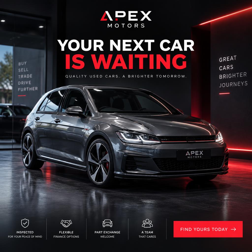 Apex Motors Meta ad: Your next car is waiting