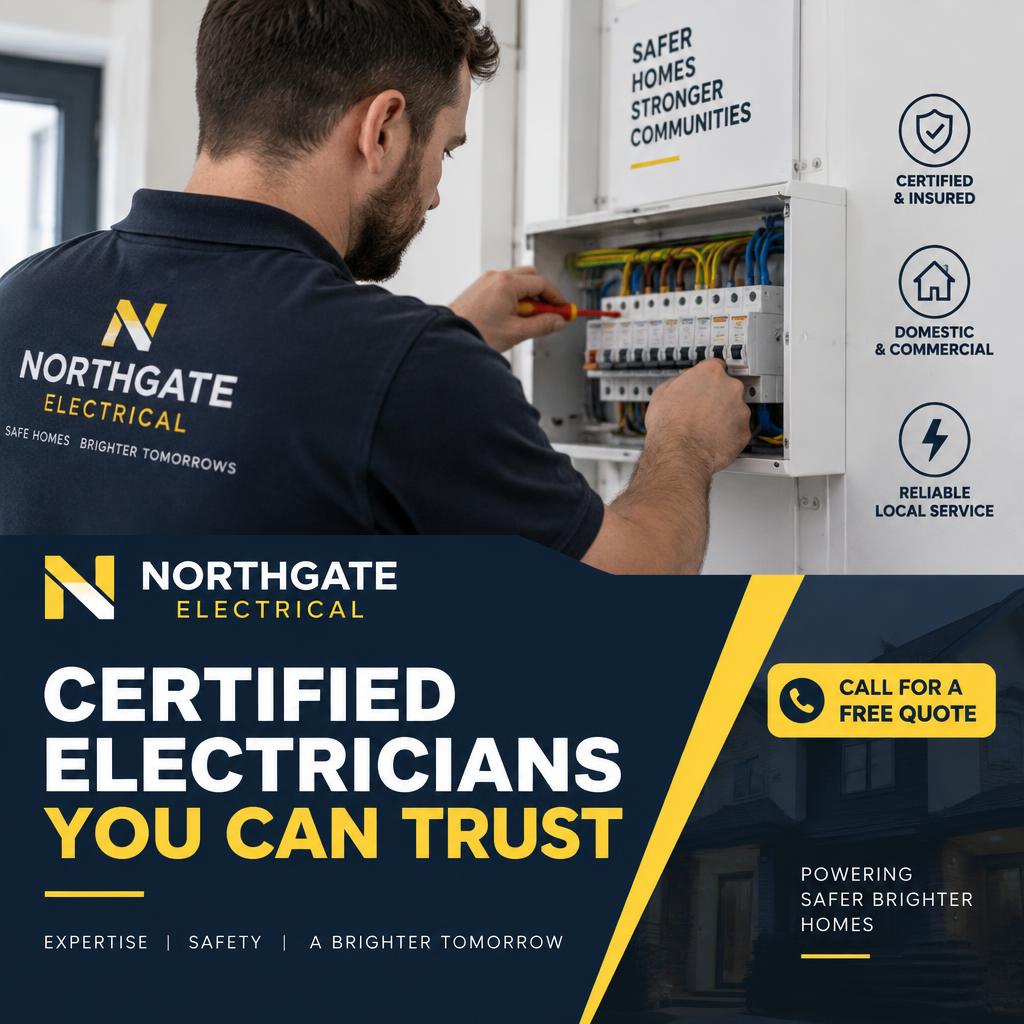 Northgate Electrical Meta ad: Certified electricians you can trust