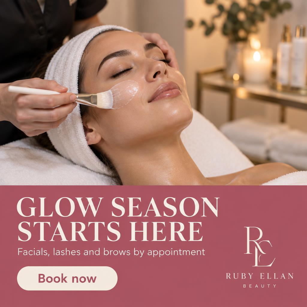 Ruby Ellan Beauty Meta ad: Glow season starts here
